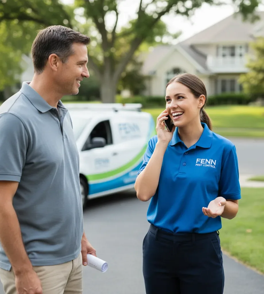 Fenn Pest Control customer support in Pittstown